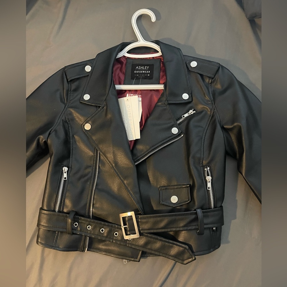 BNWT pleather jacket